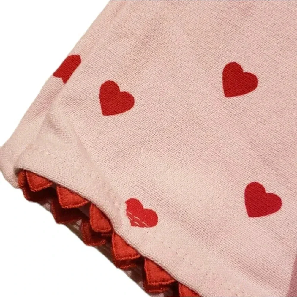 Target Valentine’s Day Love Hearts Gnome Pink Kitchen Towels